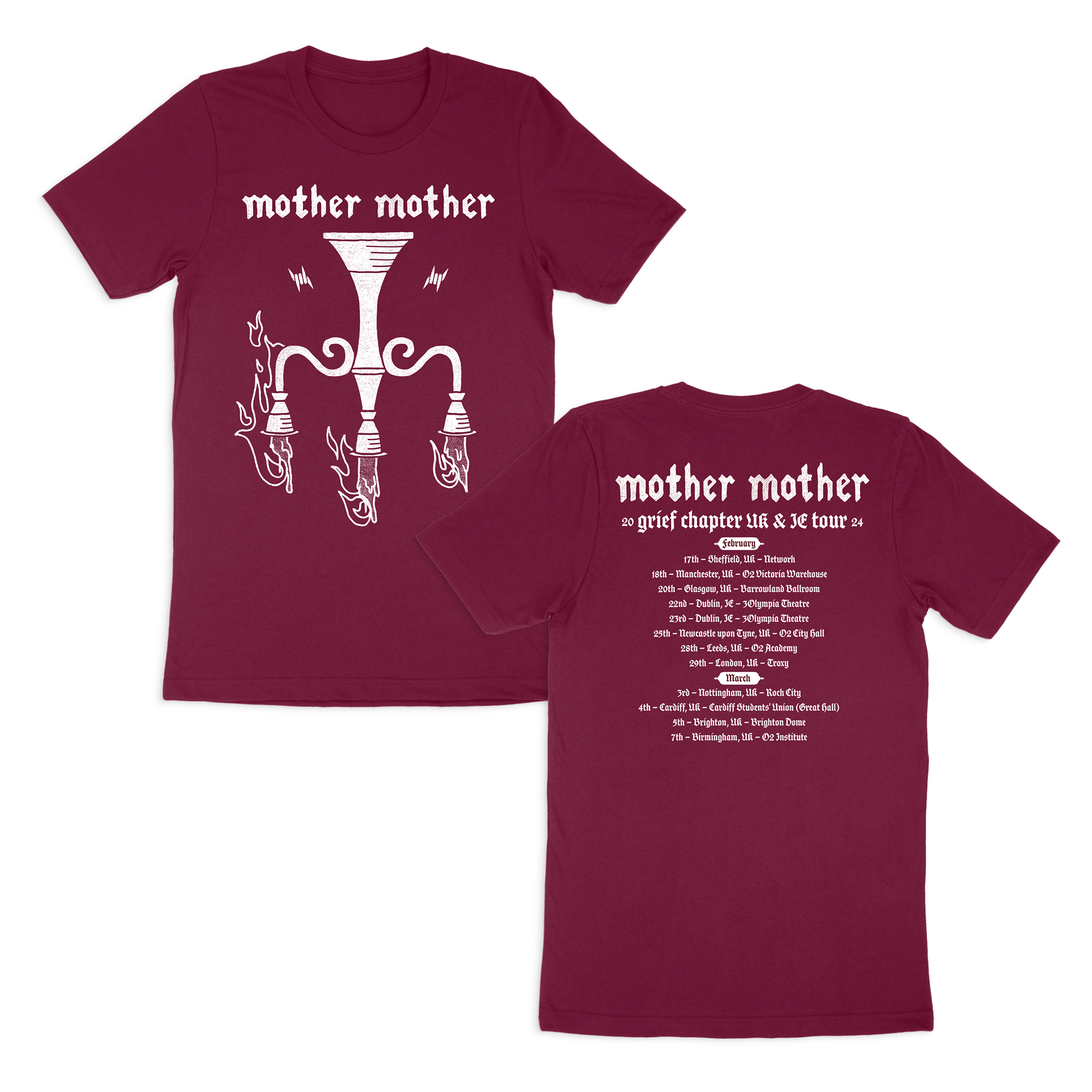 Grief Chapter UK Tour Tee – Mainfactor Merch Store UK